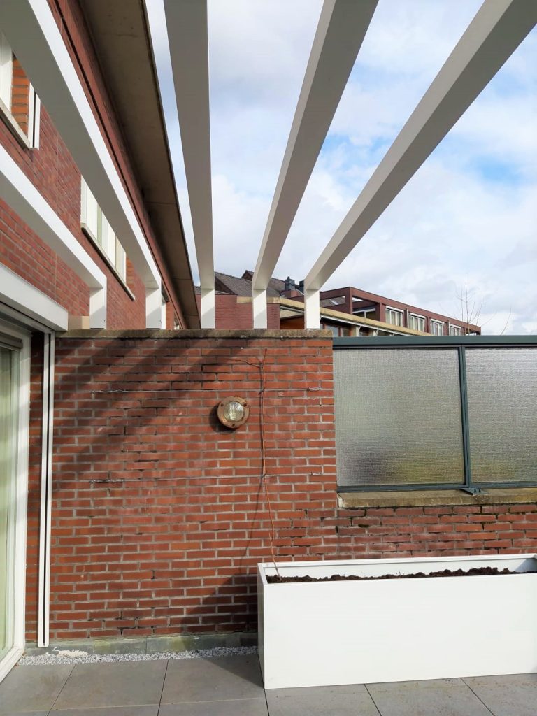Verwonderend Aluminium pergola voor kleine tuin of dakterras | AluminiumPergola.nl PN-81